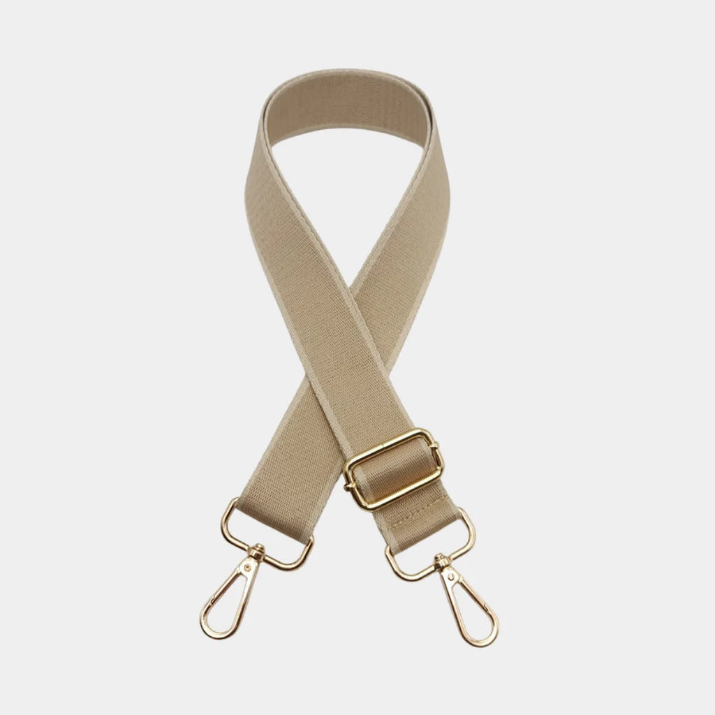 Heritage Stripe strap in Toasted Almond