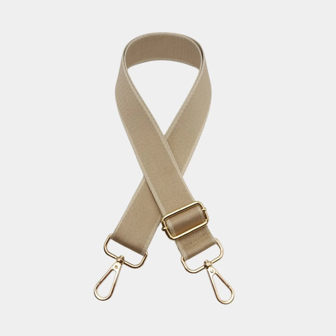 Heritage Stripe strap in Toasted Almond