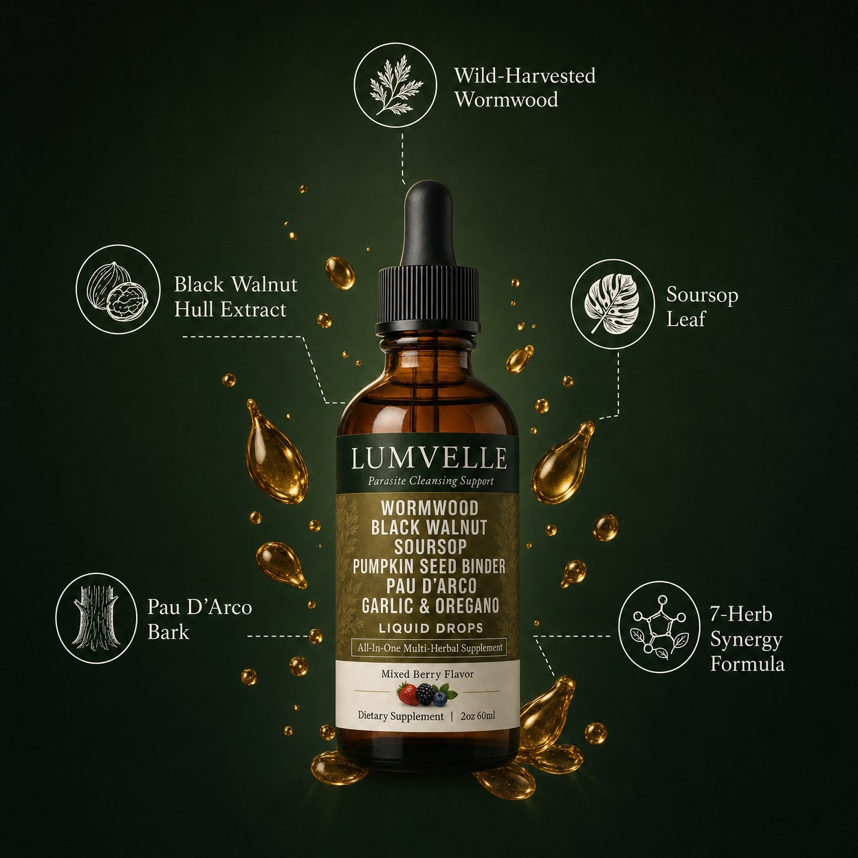 Lamartia Wormwood Drops